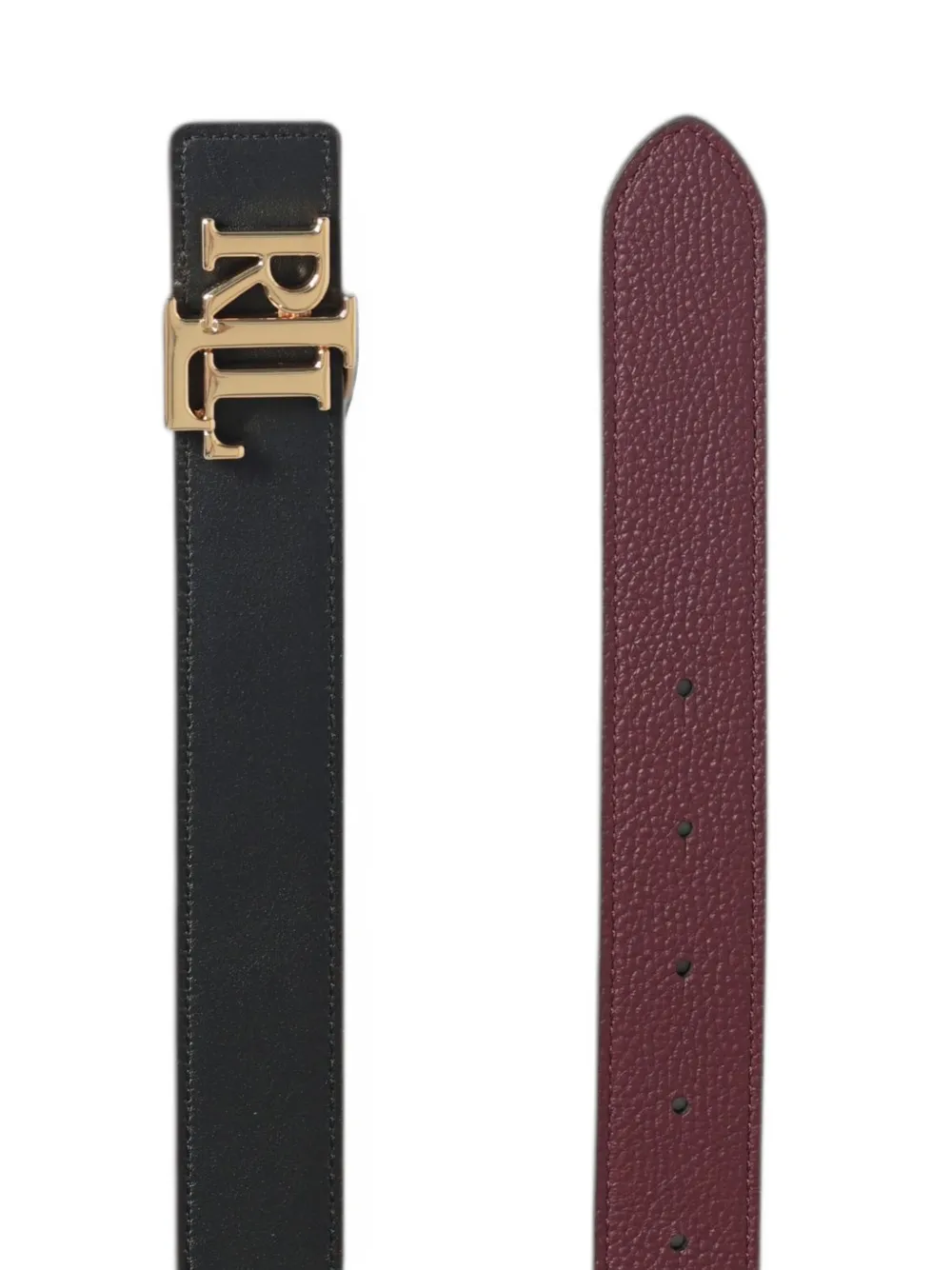Lauren Ralph Lauren Omkeerbare riem Rood