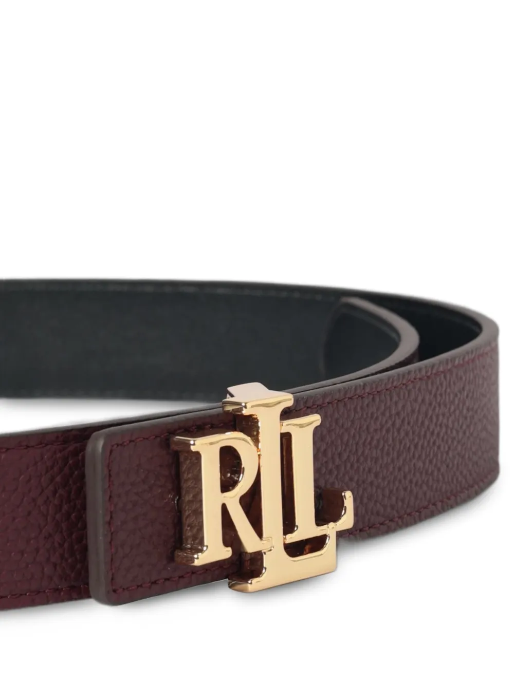 Lauren Ralph Lauren Omkeerbare riem Rood