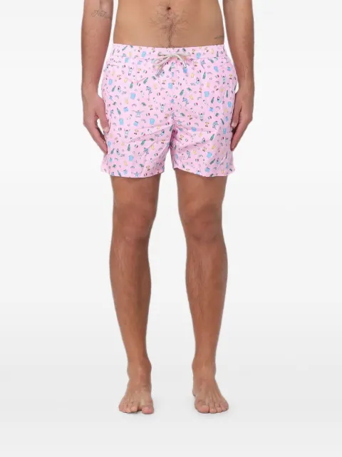 MC2 Saint Barth graphic-print swim shorts