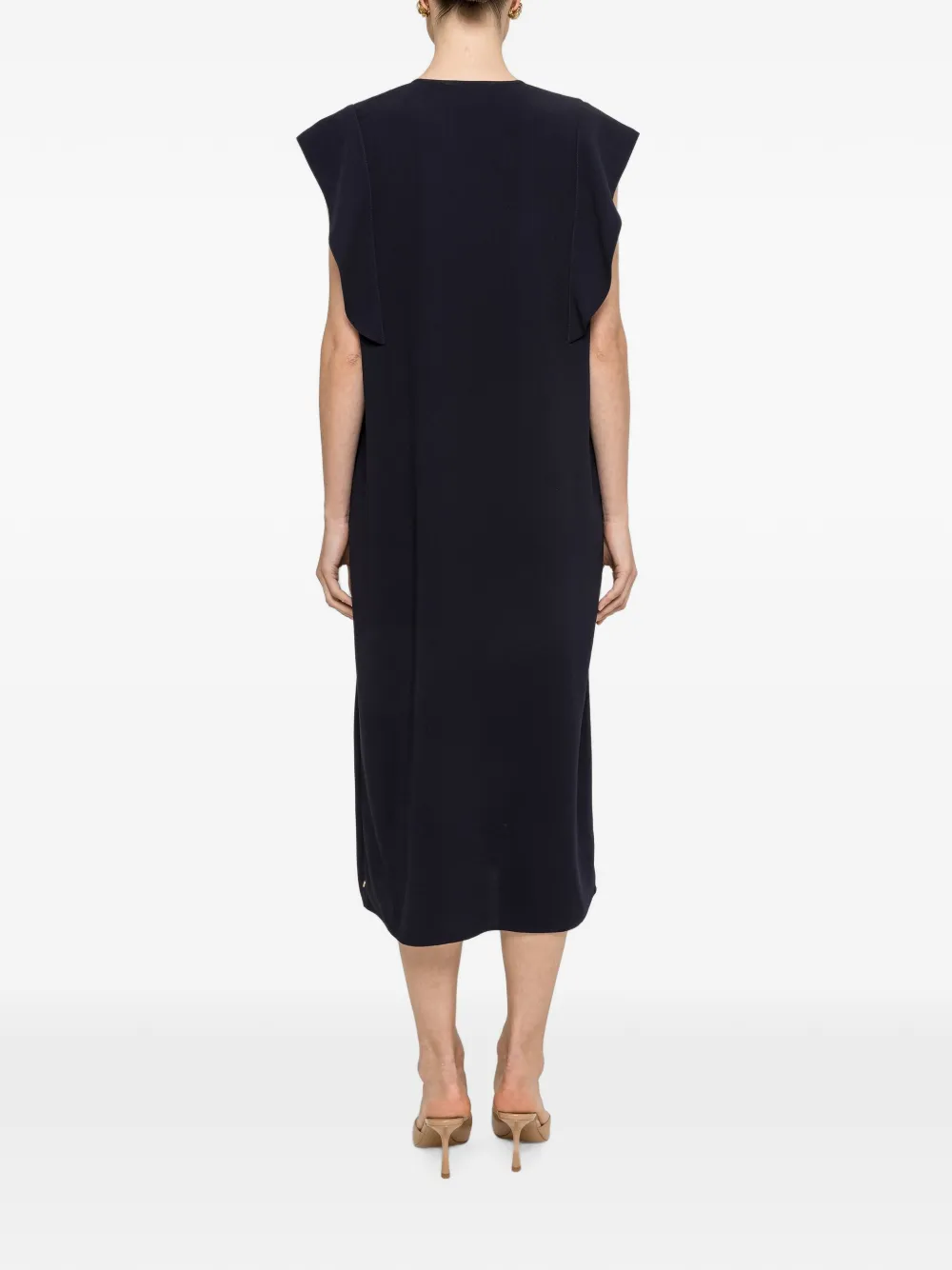NISSA Midi-jurk met sjaaldetail Blauw