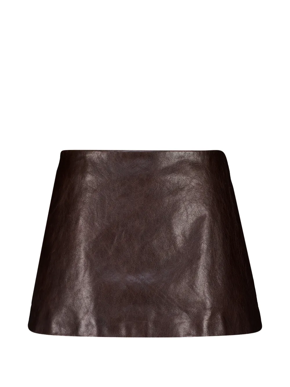 Balenciaga A-line mini skirt - Marrone
