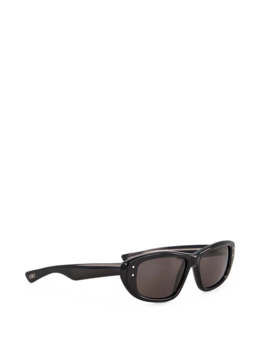 Balenciaga Eyewear Zonnebril met rechthoekig montuur Zwart