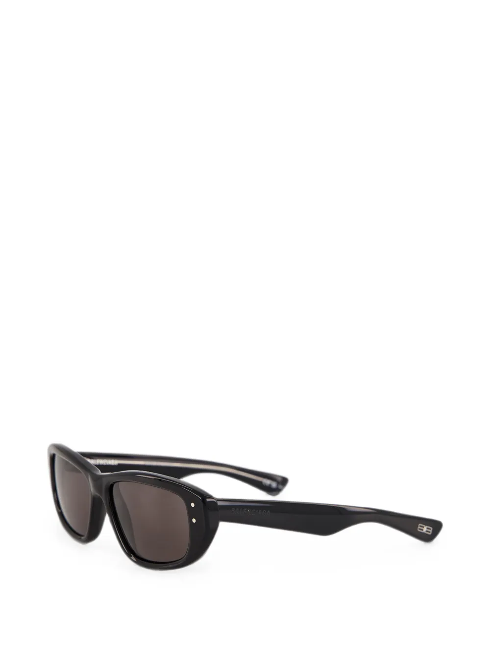 Balenciaga Eyewear Zonnebril met rechthoekig montuur Zwart