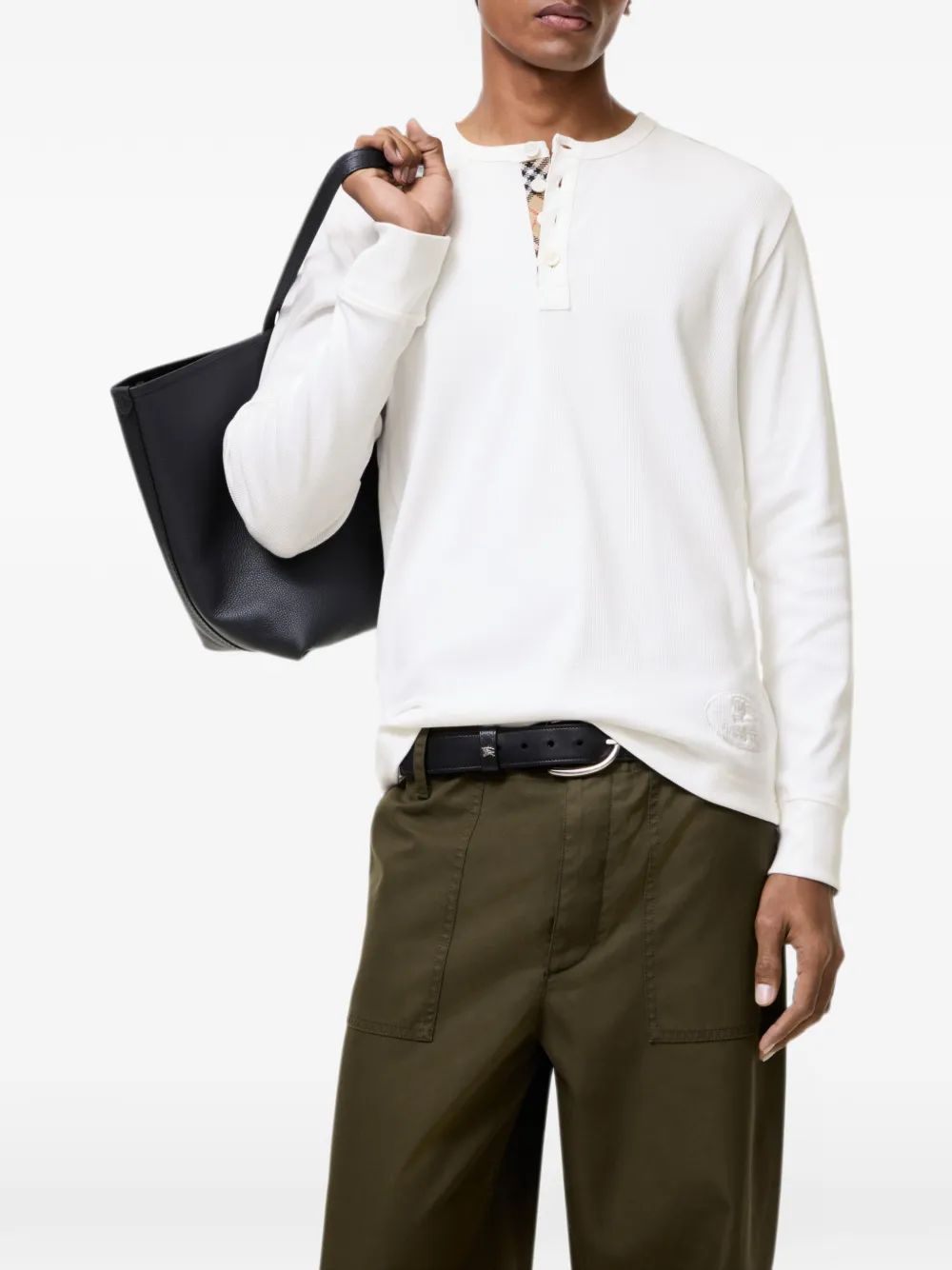Burberry Katoenen top Beige