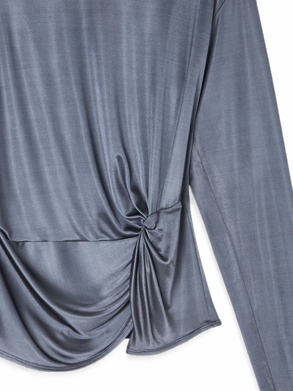Giorgio Armani Gedrapeerde top Grijs