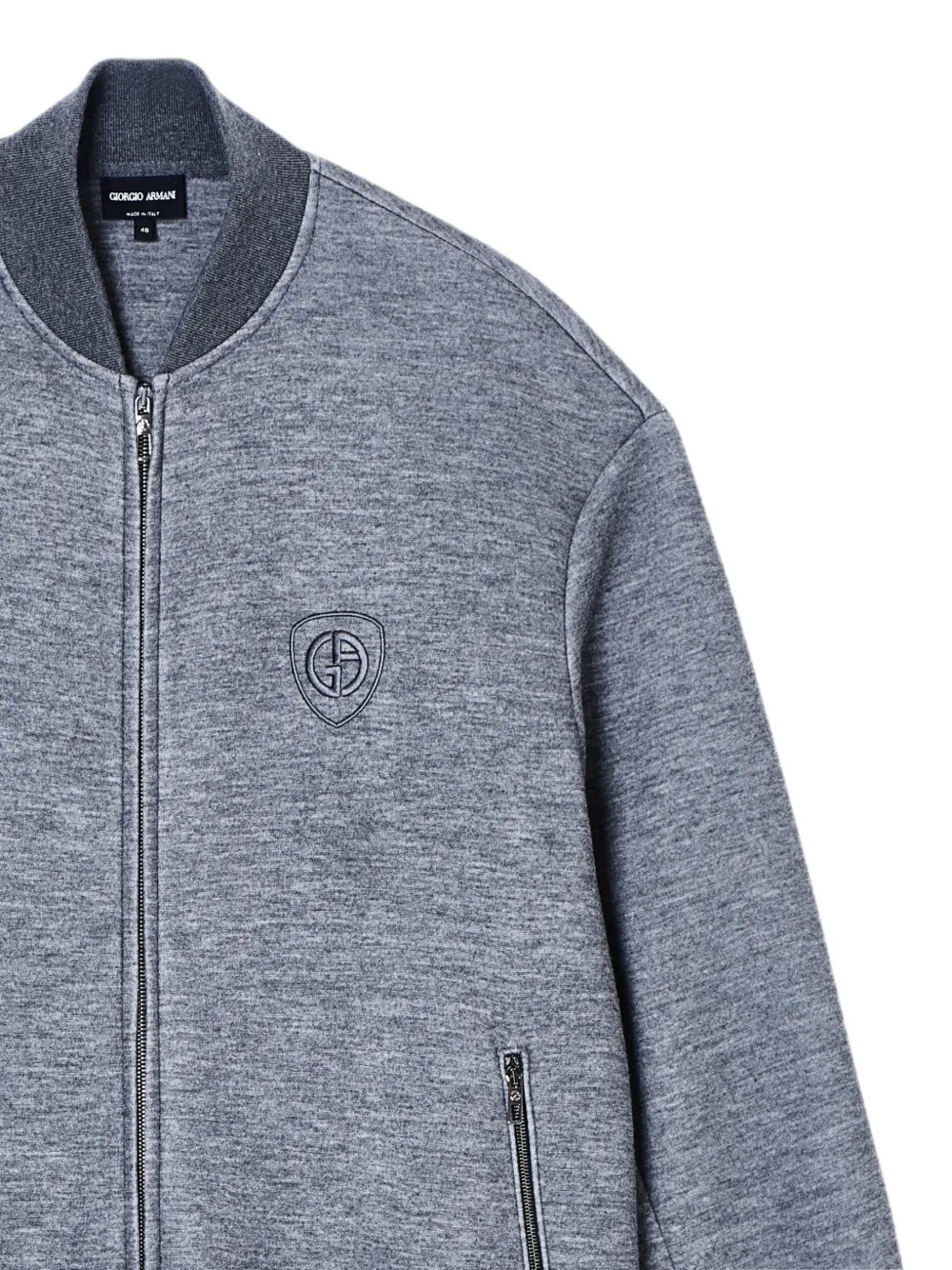 Giorgio Armani Jack met logopatch Grijs