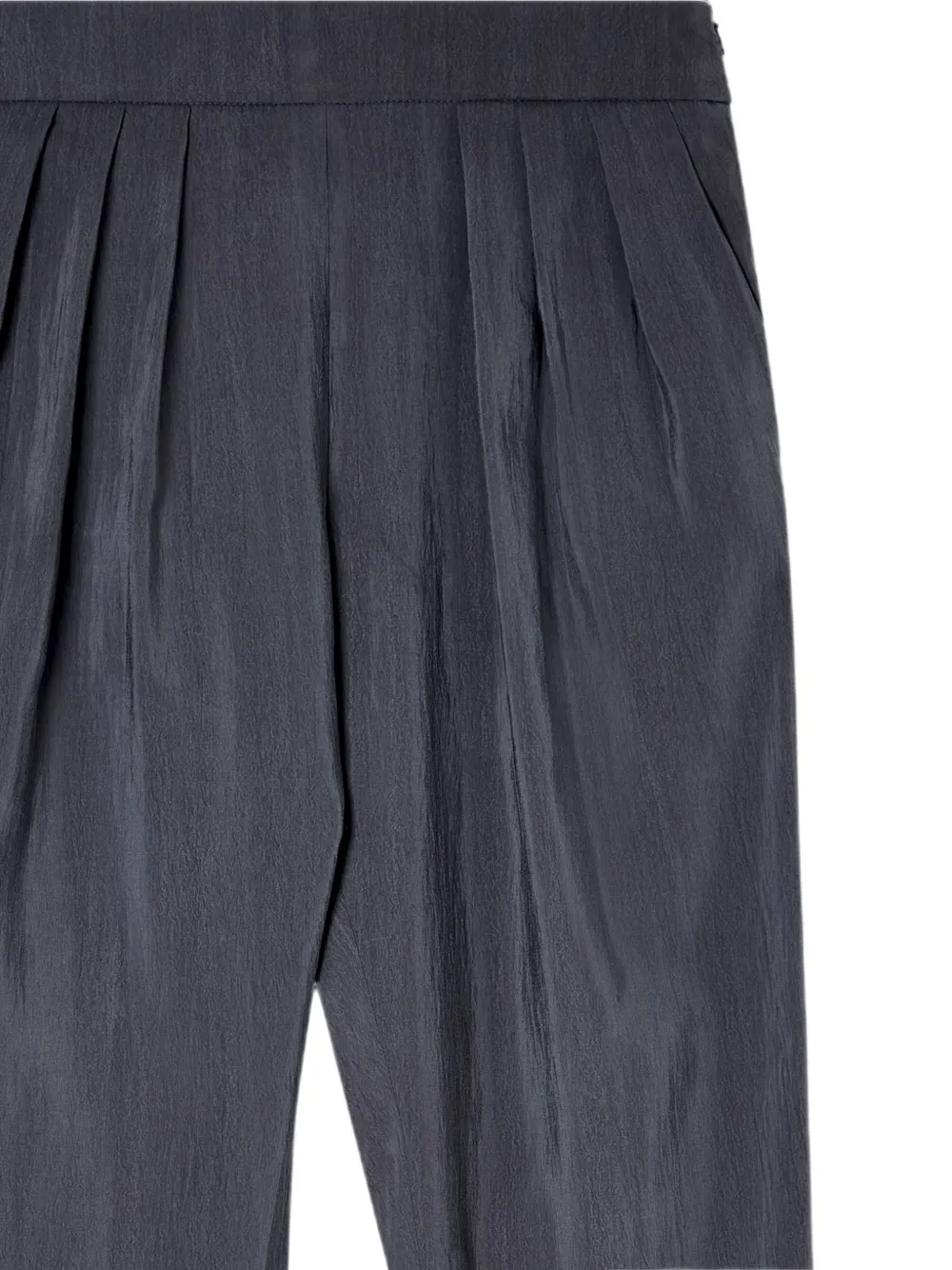 Giorgio Armani Plooibroek met gekreukte afwerking Grijs