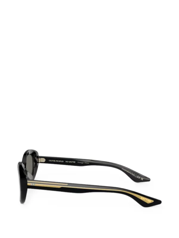 Oliver Peoples 1969C oval-frame Sunglasses | Black | FARFETCH