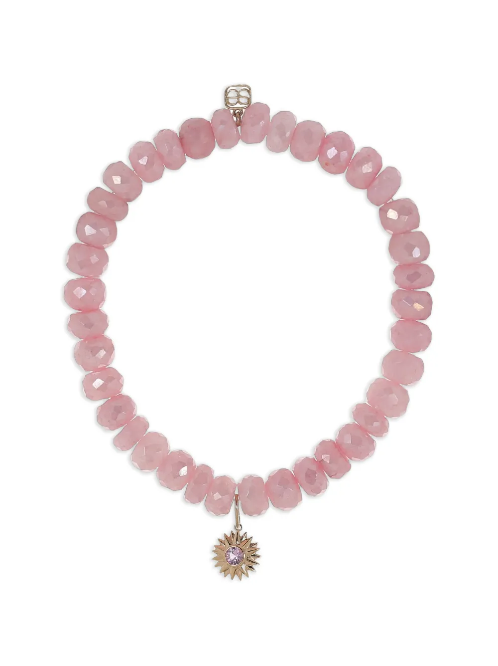 Sydney Evan Solar pink grapolite and sapphire bracelet - Rosa