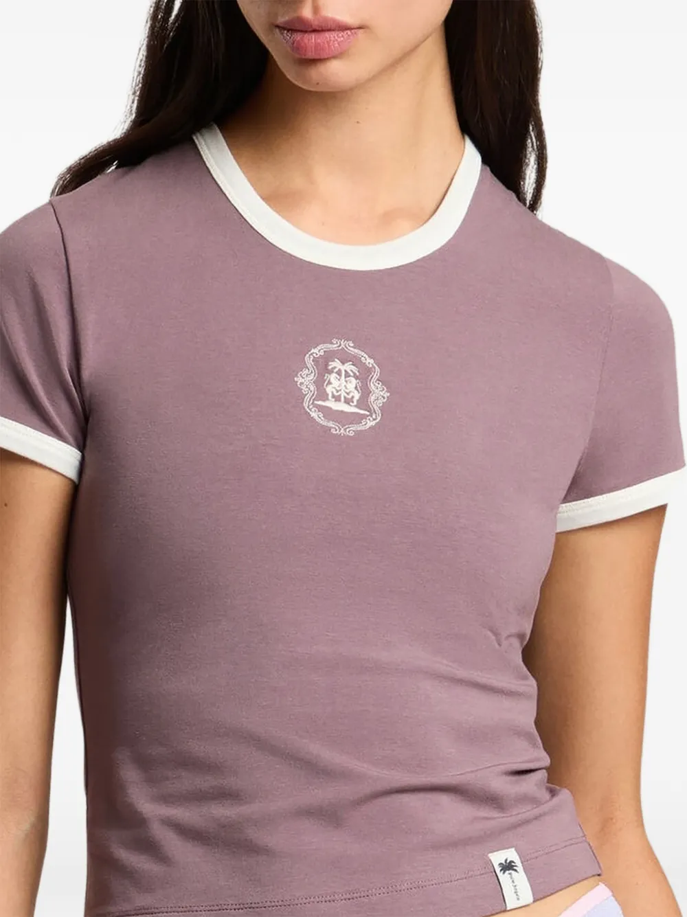 Palm Angels Lions Herald T-shirt Paars