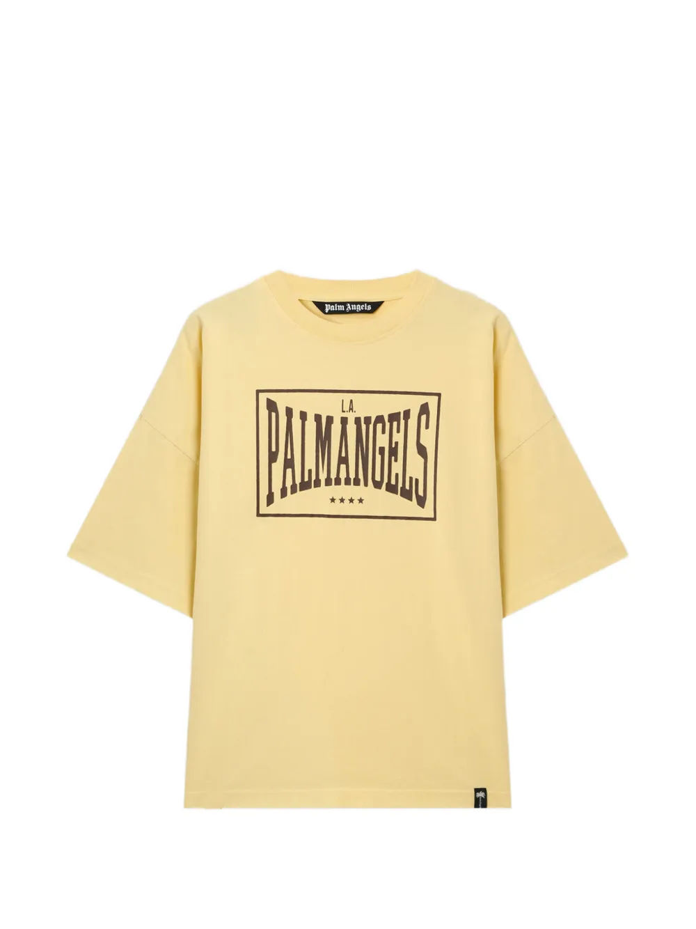 Palm Angels Box Logo loose T-Shirt - Giallo