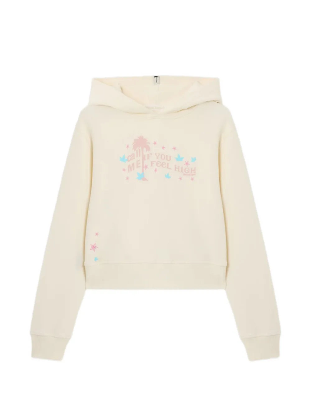 Palm Angels Feel High regular hoodie - Toni neutri