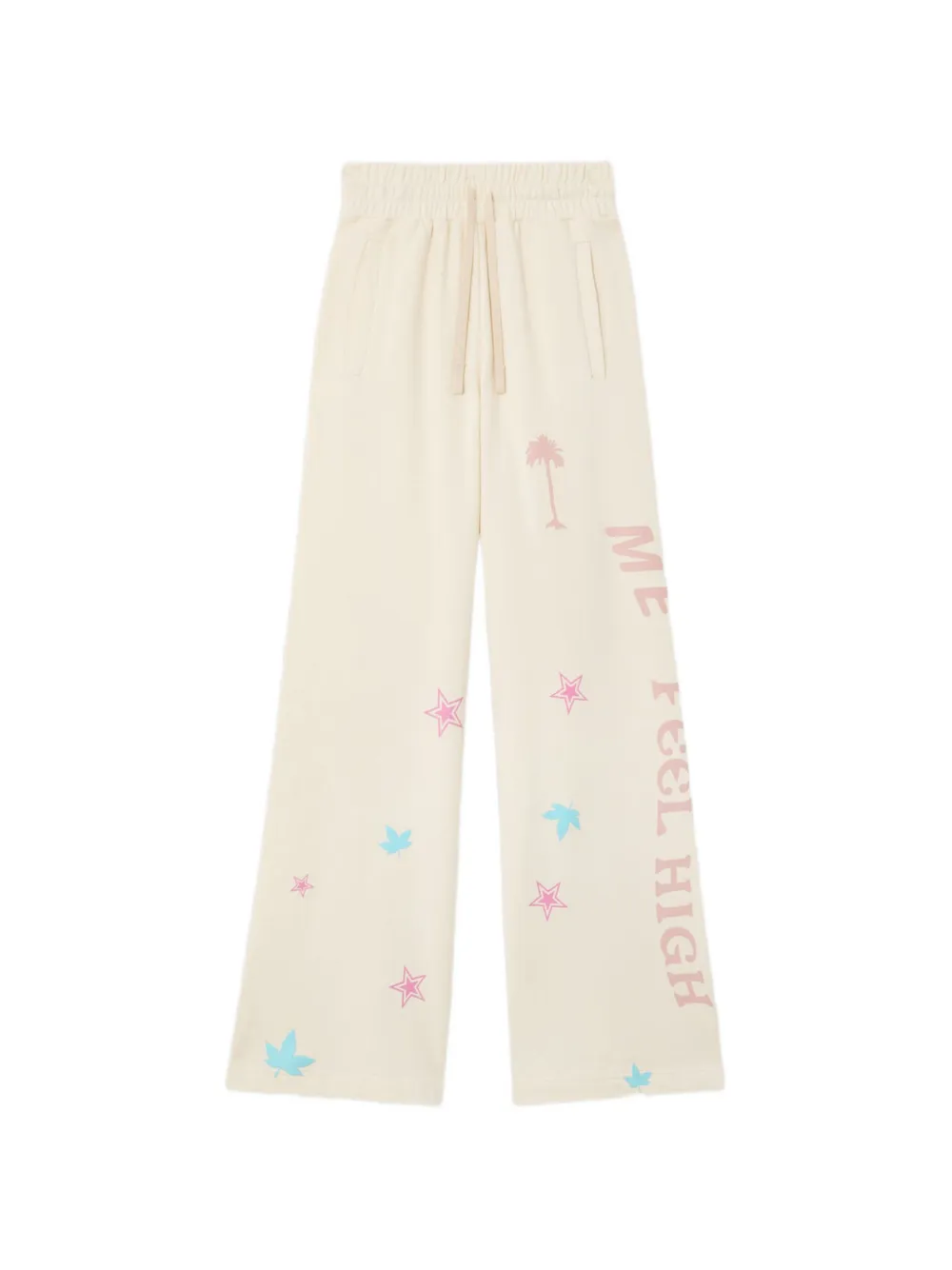 Palm Angels graphic-print track pants - Toni neutri