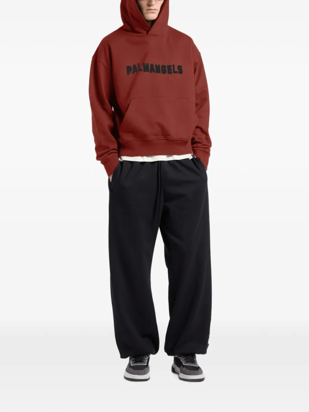 Palm Angels Palm Hills regular hoodie Rood