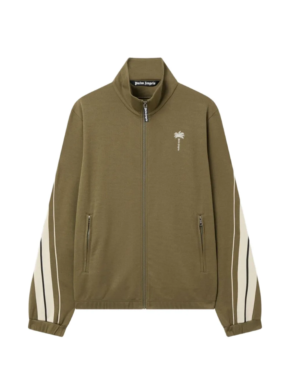 Palm Angels Giacca sportiva Palm Tree a righe - Verde