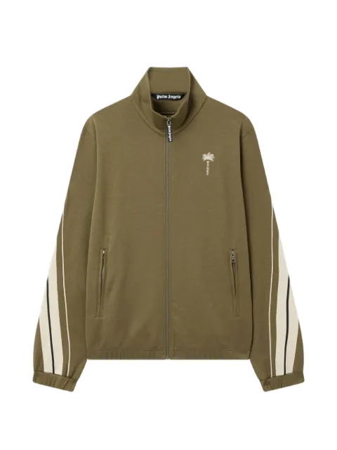Palm Angels Palm Tree striped track jacket