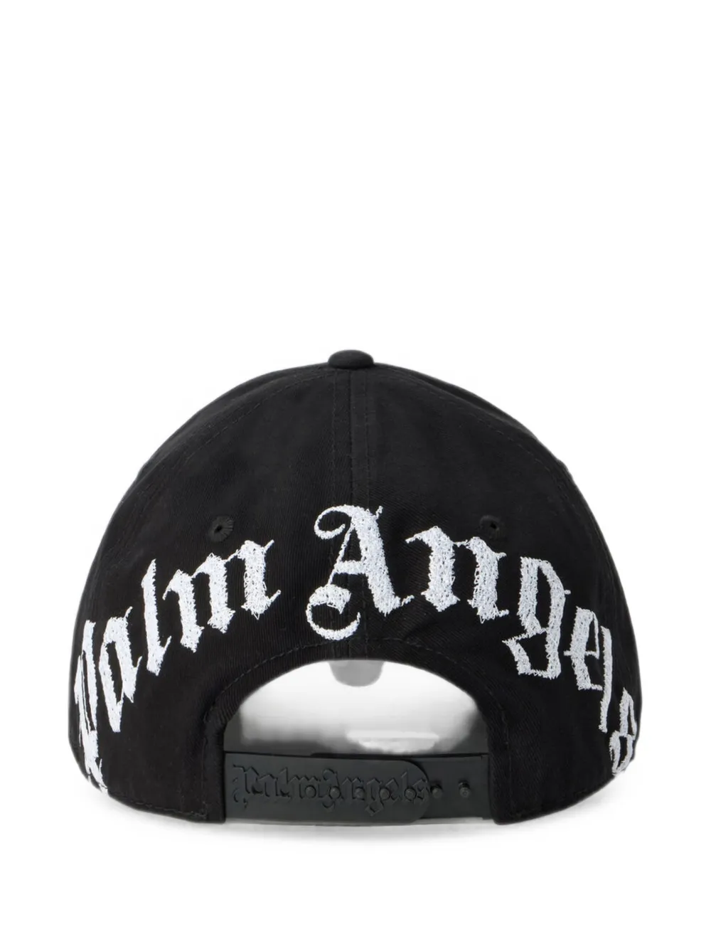 Palm Angels Honkbalpet met geborduurd logo Zwart