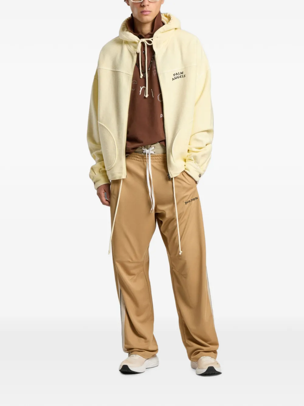 Palm Angels Trainingsbroek met zijstreep Beige