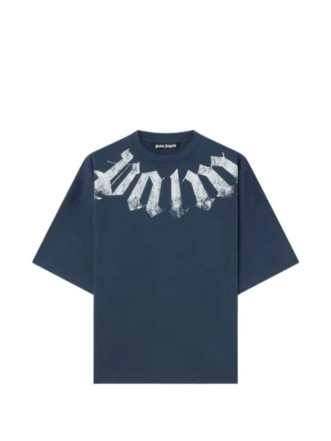 Palm Angels logo-print cotton T-shirt