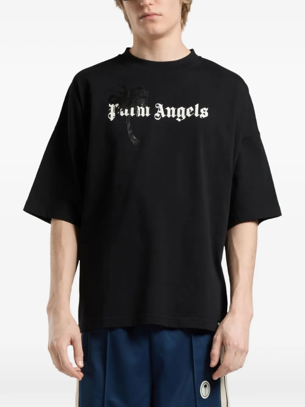 Palm Angels Palm Drift ruimvallend T-shirt Zwart