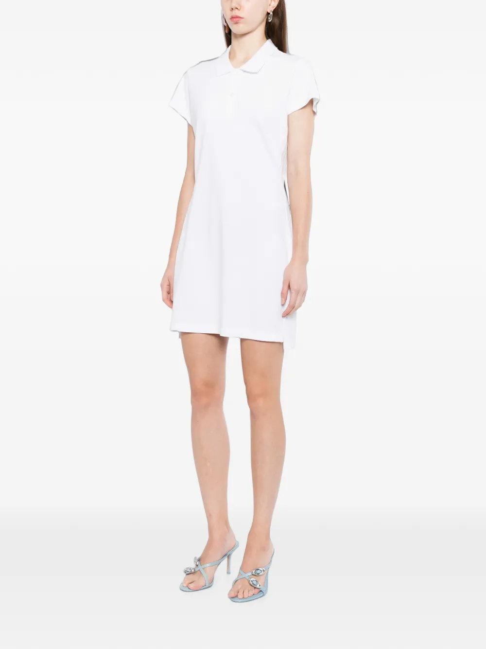 Alexander Wang Shrunken mini-polojurk Wit