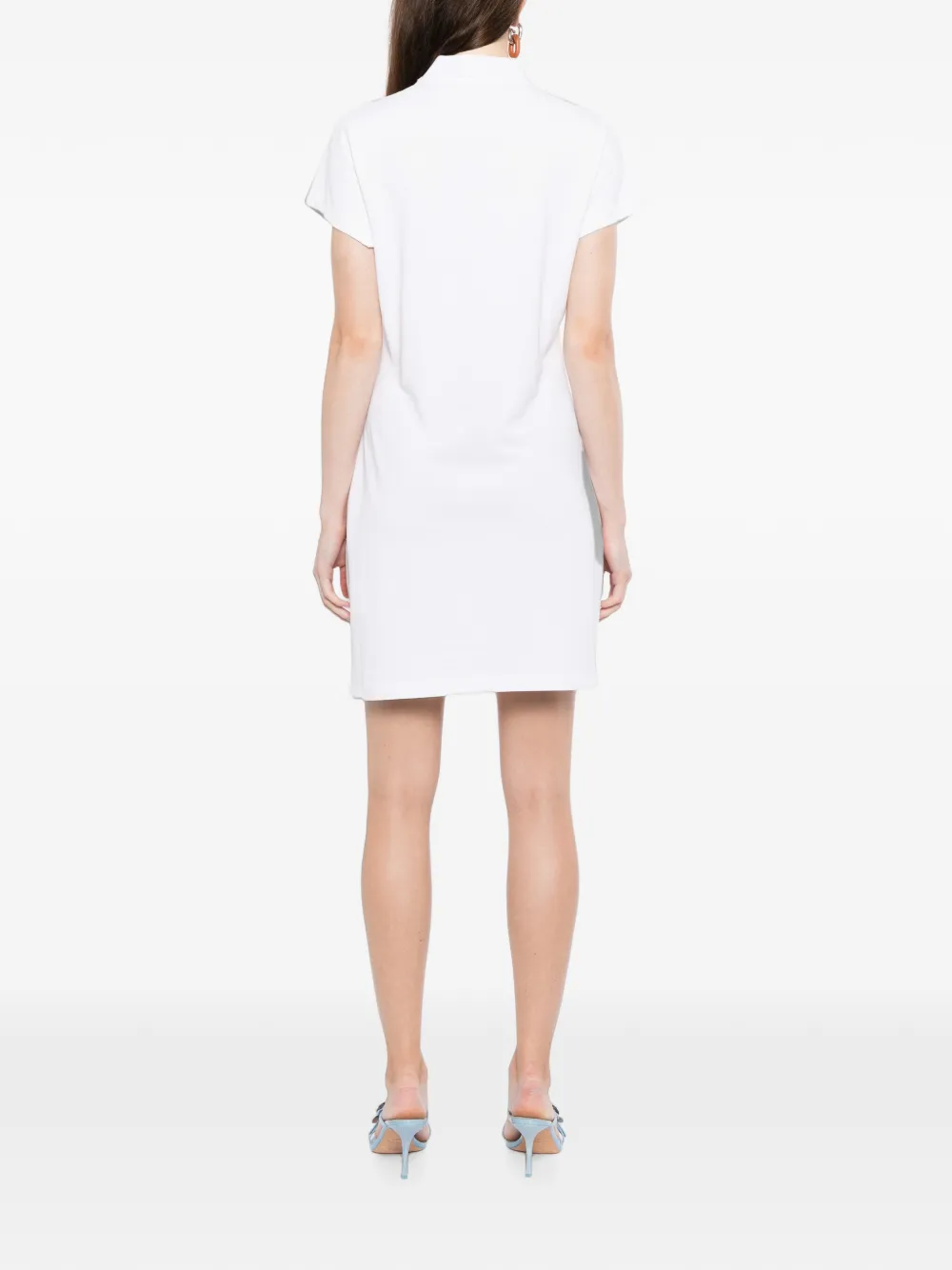 Alexander Wang Shrunken mini-polojurk Wit