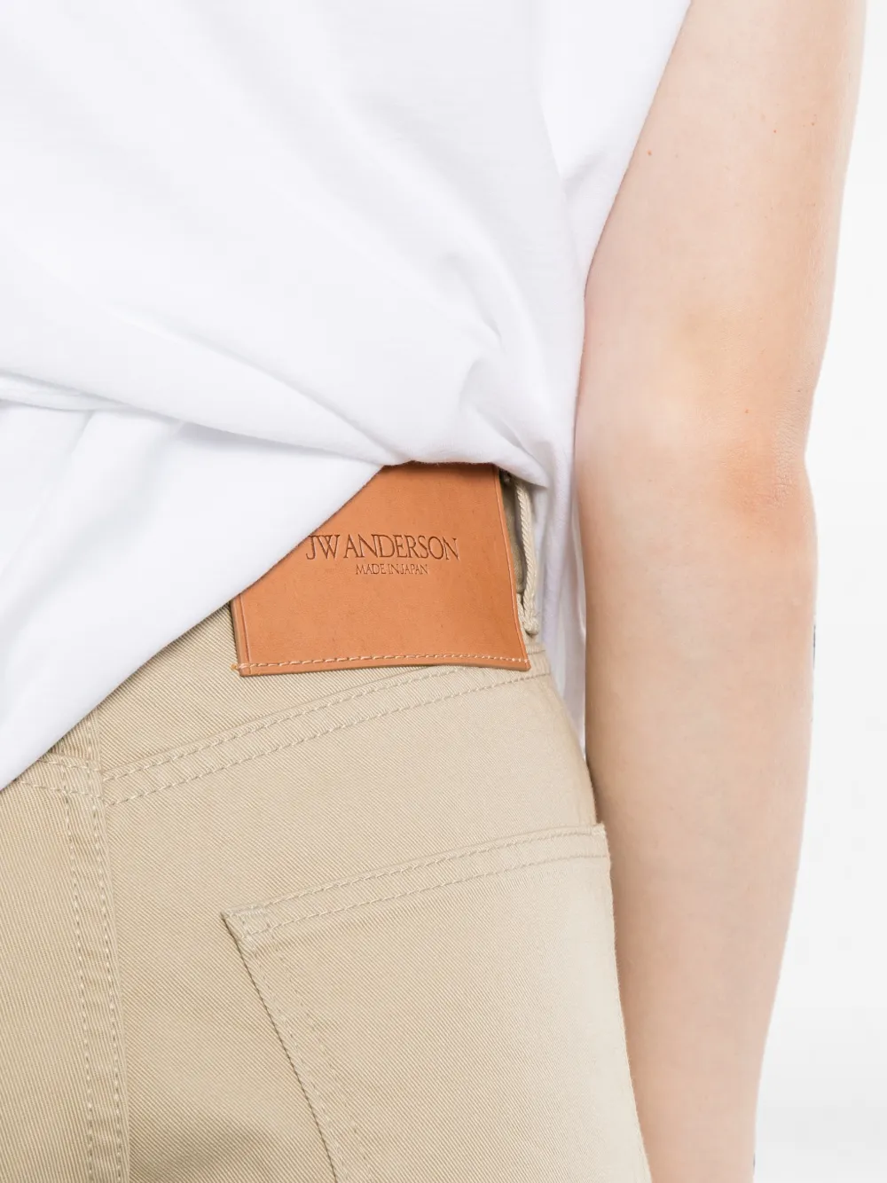 JW Anderson Straight denim jeans Beige