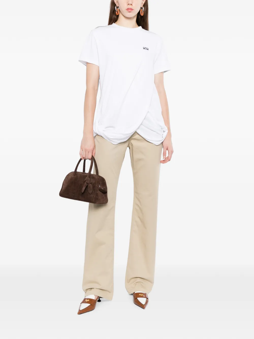 JW Anderson Straight denim jeans Beige