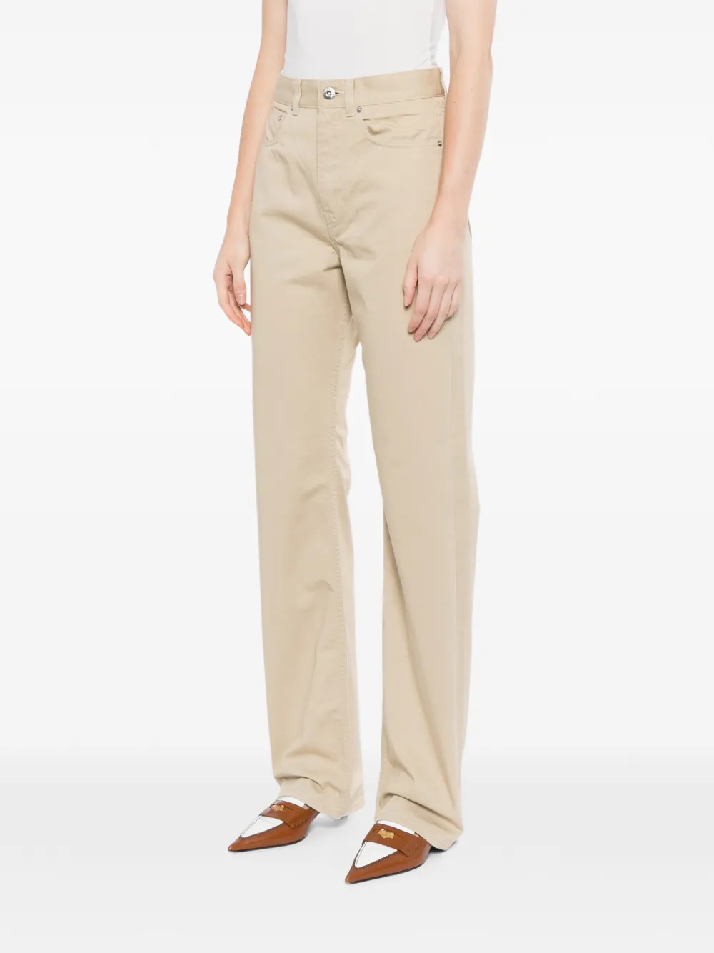 JW Anderson Straight denim jeans Beige