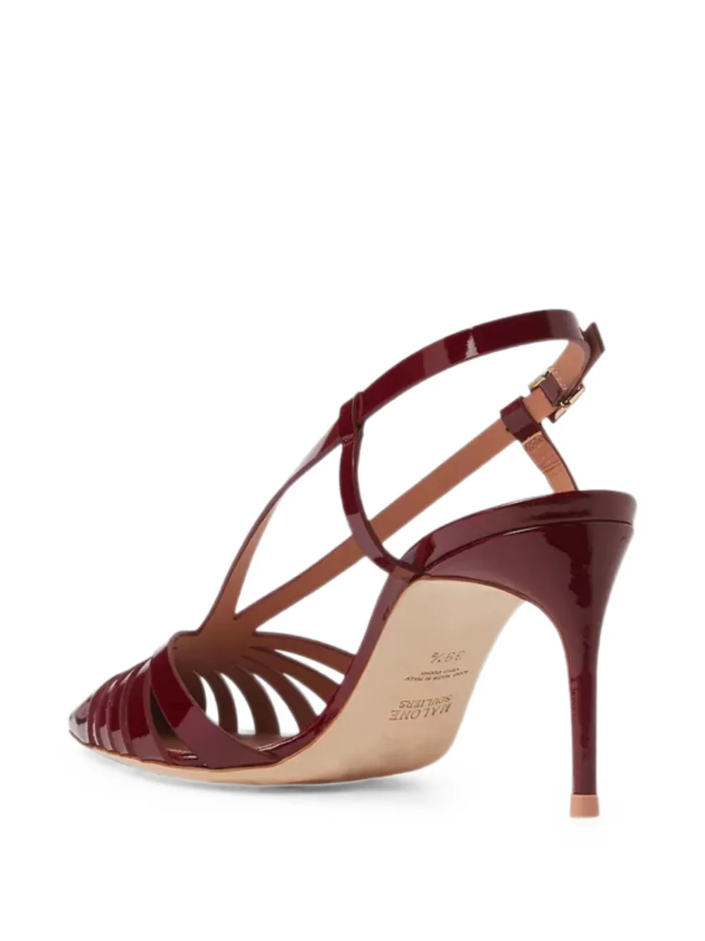 Malone Souliers Janette 70 cage slingback pumps Rood