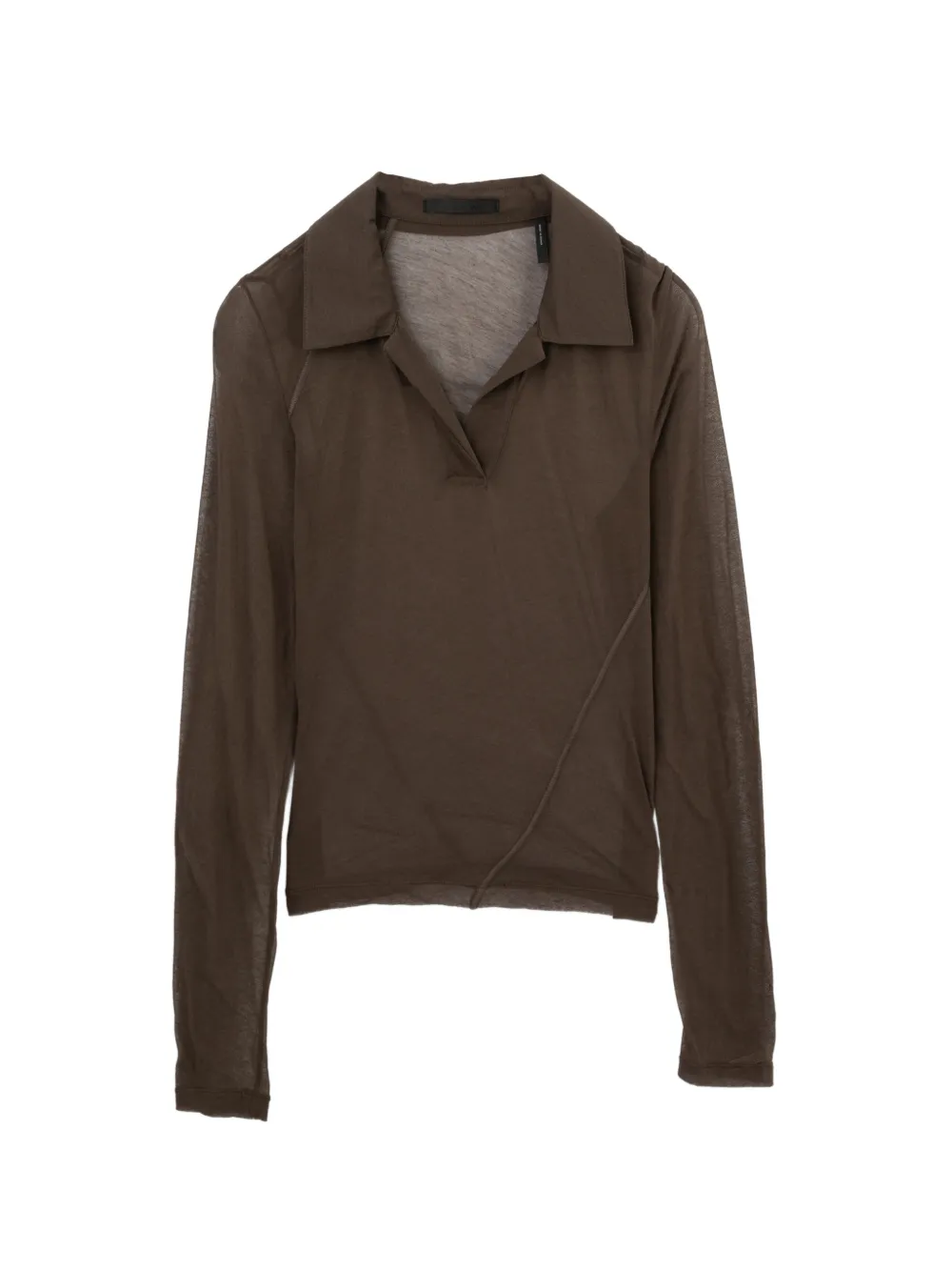Helmut Lang Top a maniche lunghe - Marrone