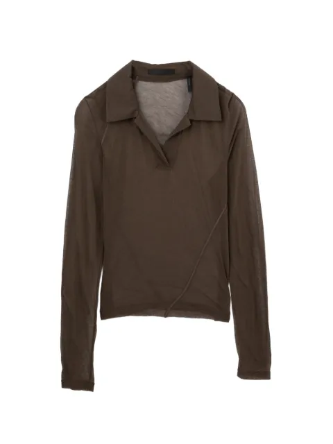Helmut Lang layered-design long-sleeve top