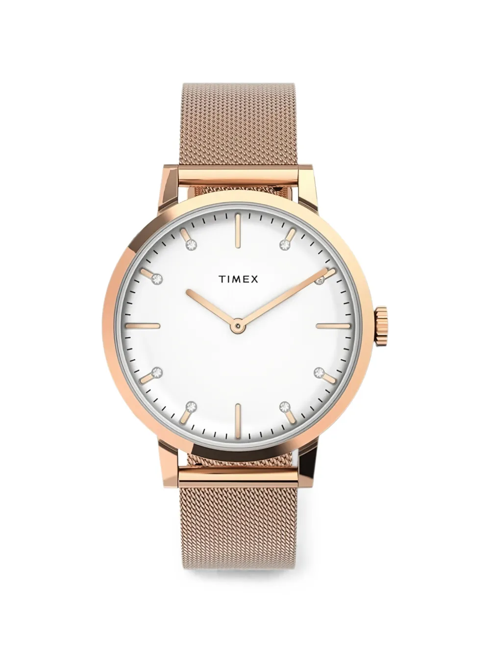 TIMEX Midtown mesh-bracelet 36mm watch - Weiß