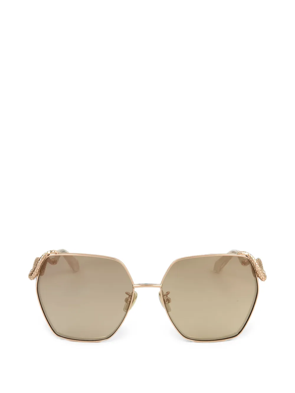 Roberto Cavalli snake-detail sunglasses - Rosa