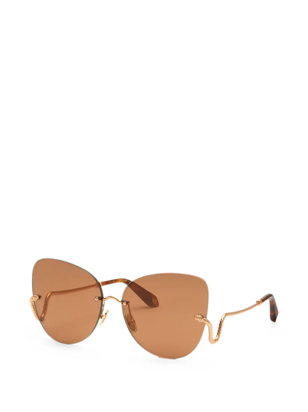 Roberto Cavalli Bril met vlinder montuur Goud