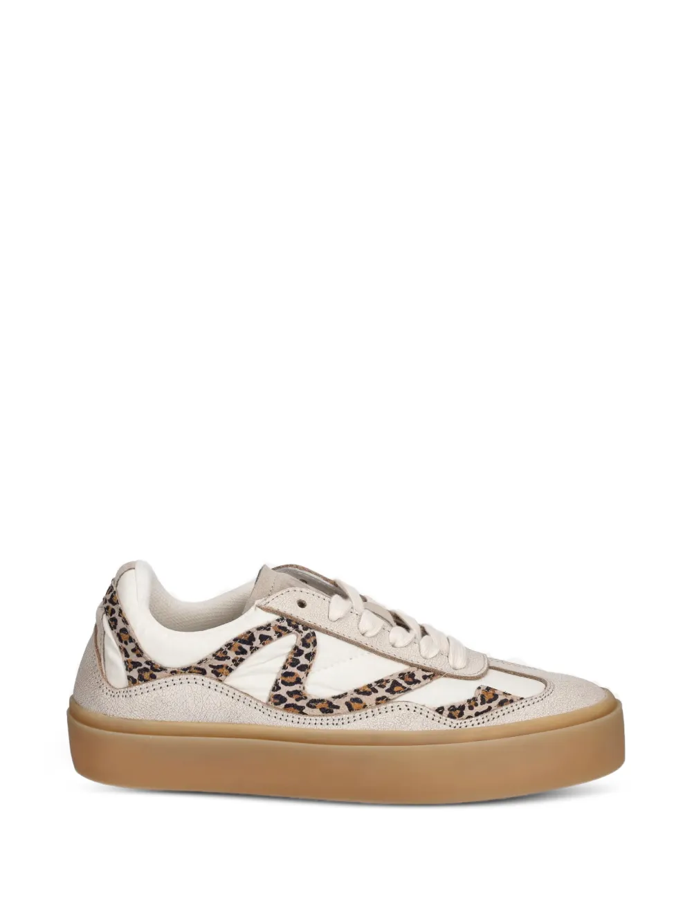 Inuikii leopard-print paneled sneakers