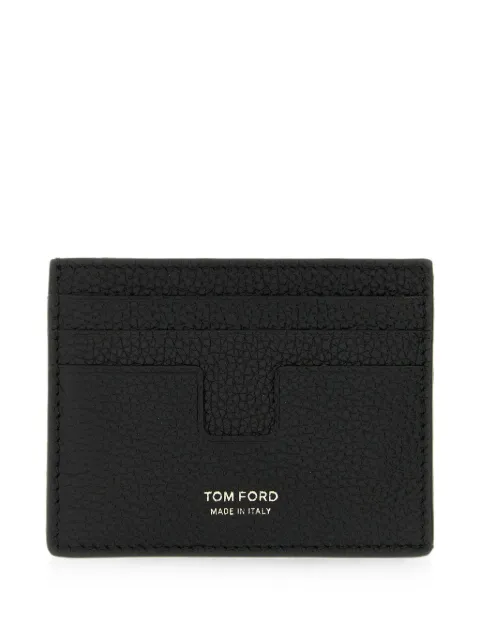 TOM FORD T Line leather card holder