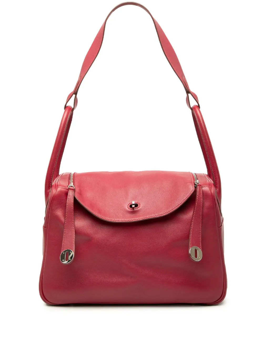 Hermès Pre-Owned Borsa a tracolla Lindy 34 in pelle Swift 2011 - Rosso