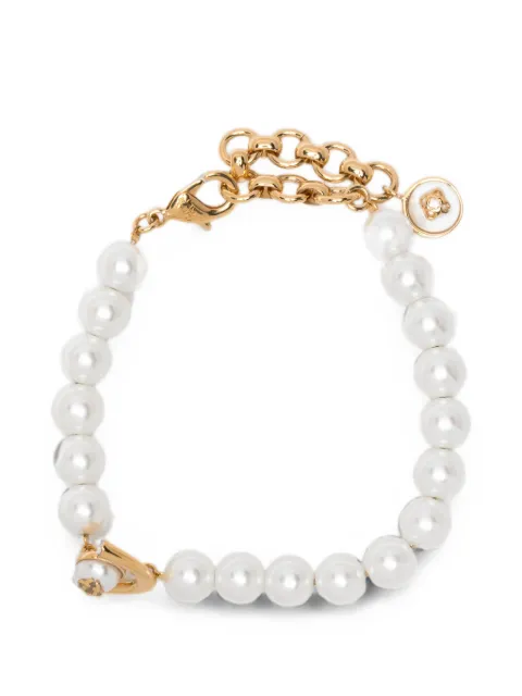 Casablanca Lotus pearl-embellished bracelet
