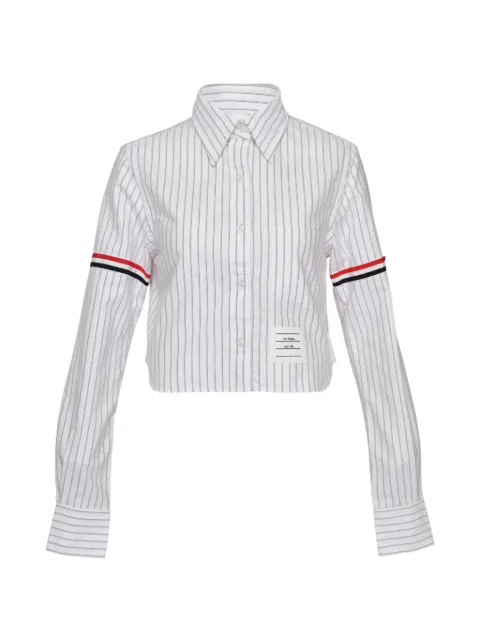 Thom Browne striped cropped shirt
