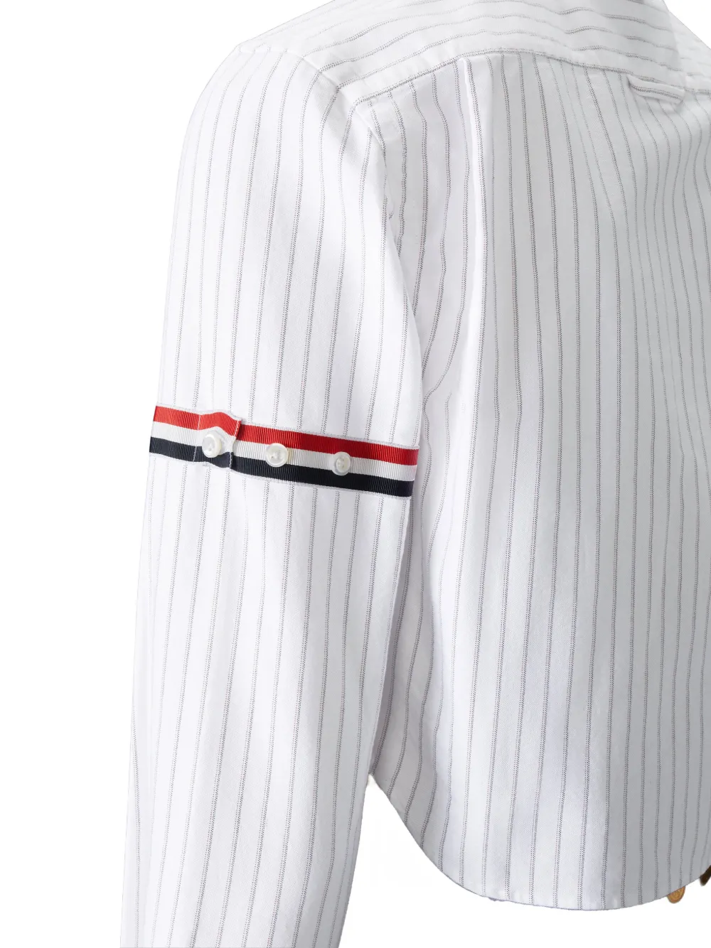 Thom Browne Gestreept shirt Wit