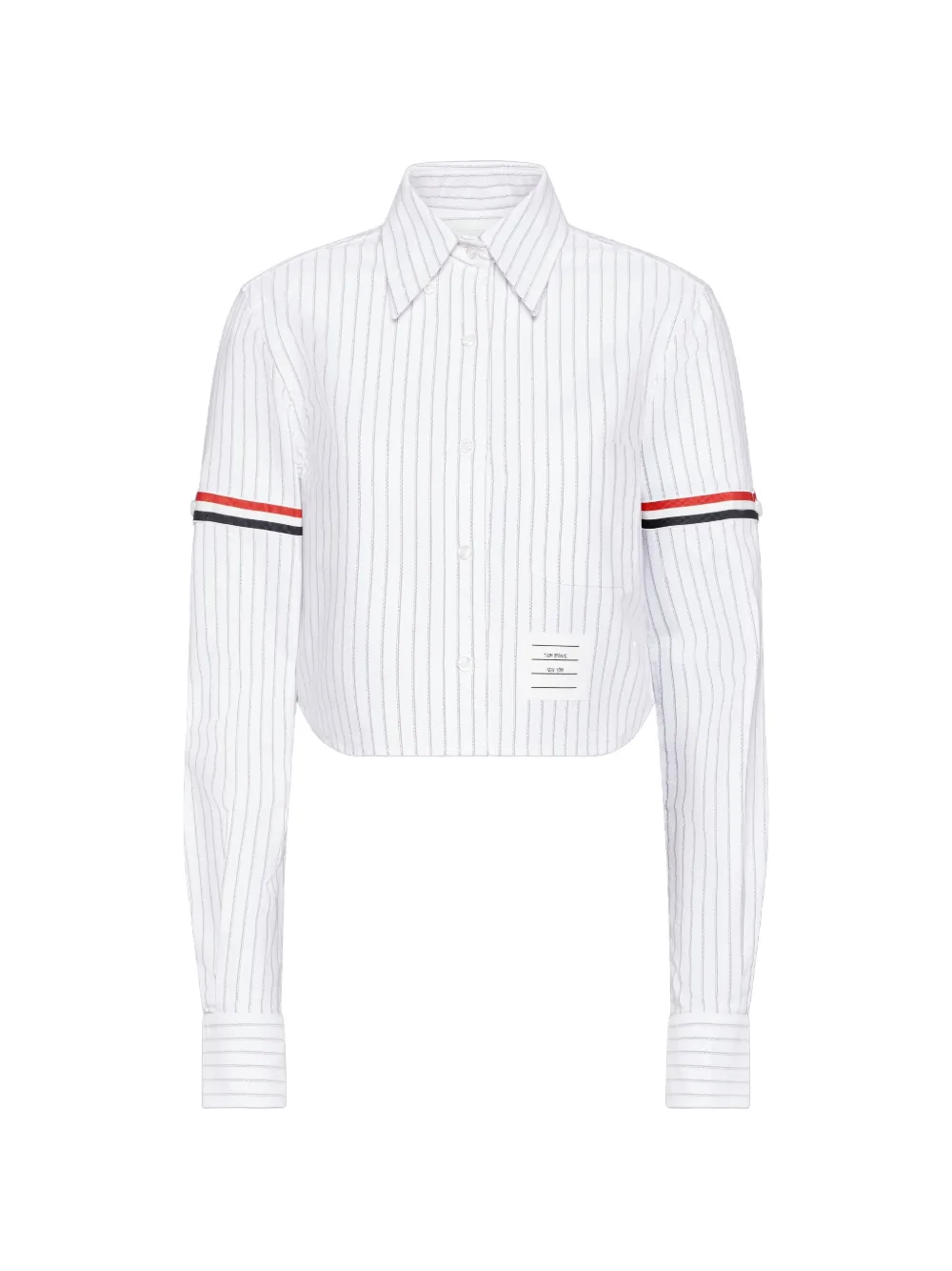 Thom Browne Gestreept shirt Wit