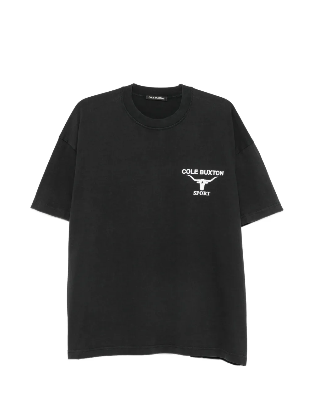 COLE BUXTON logo-print short-sleeve T-shirt - Nero