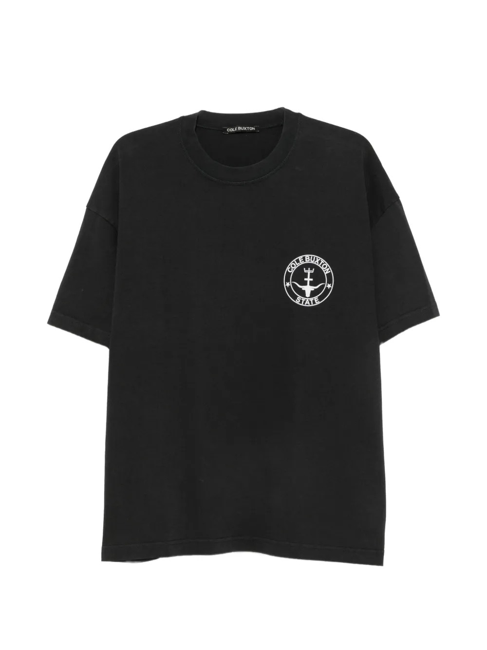 COLE BUXTON logo-print cotton T-shirt - Nero