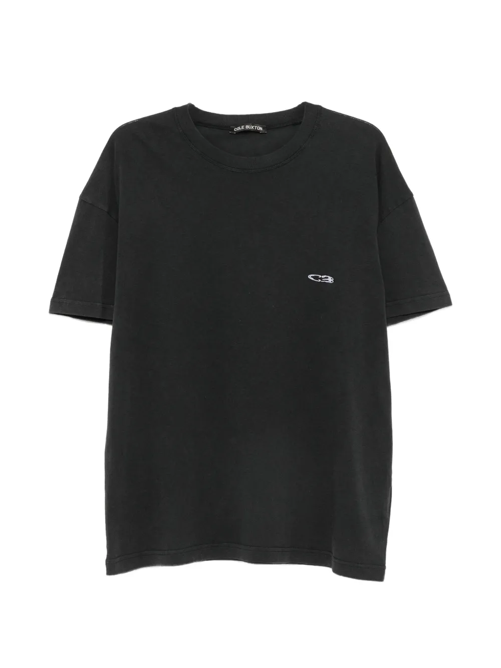 COLE BUXTON logo-embroidered T-shirt - Nero