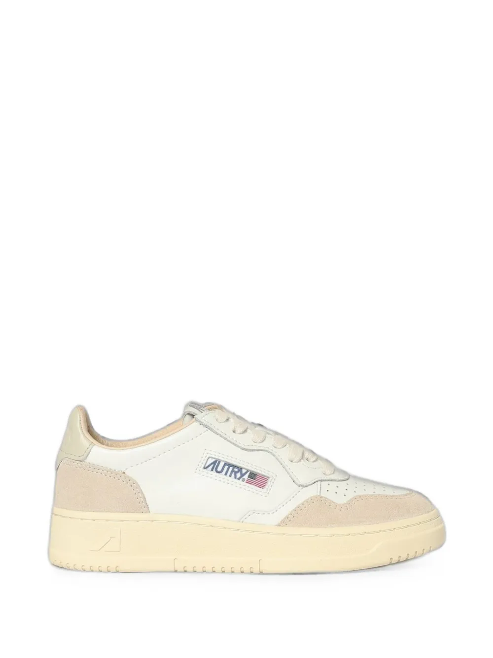 Autry Medalist Low panelled sneakers - Weiß