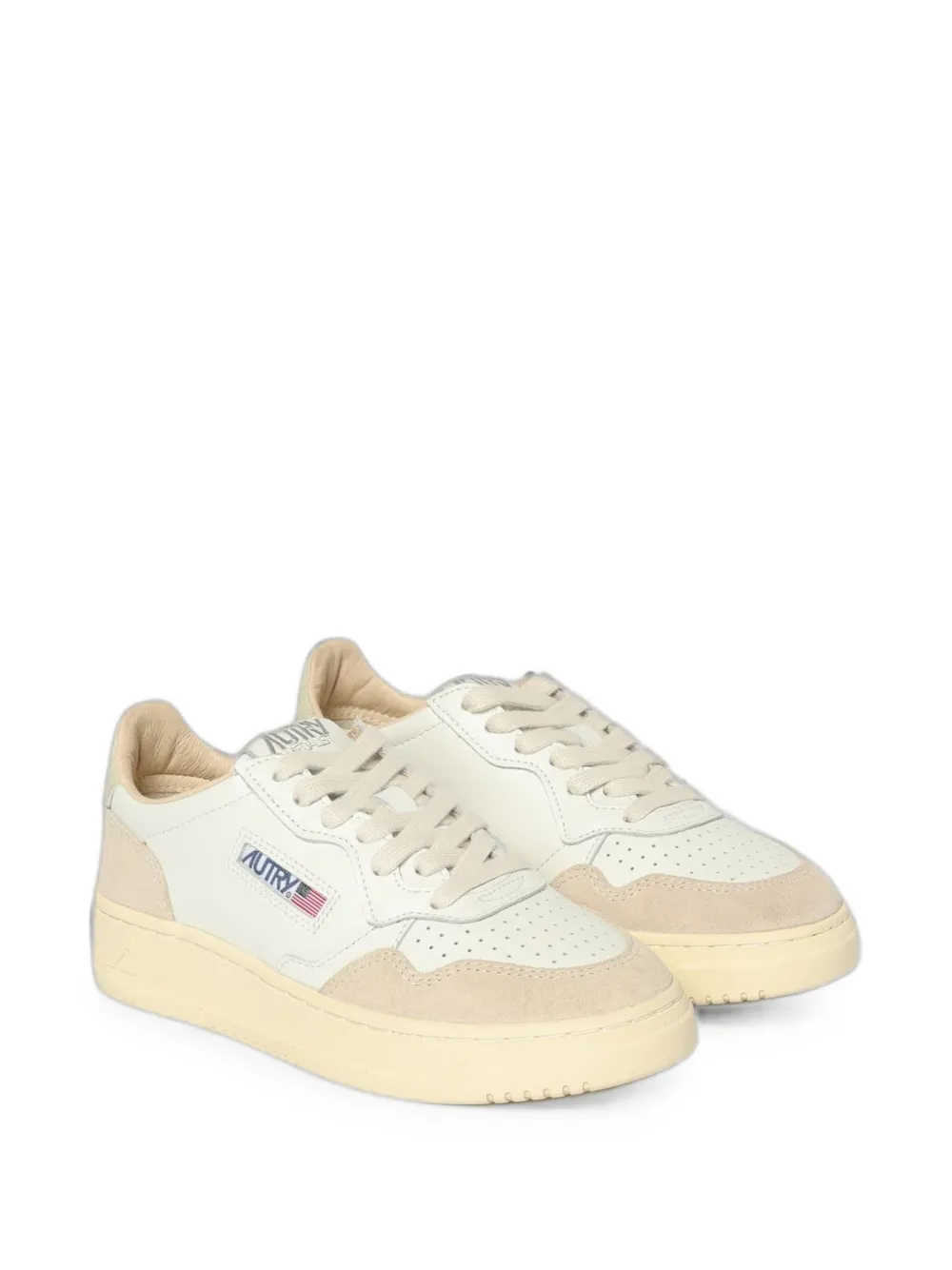 Autry Medalist Low panelled sneakers Wit