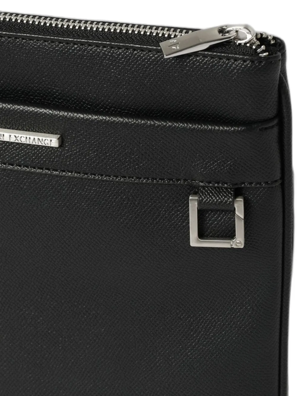 Armani Exchange Schoudertas met logoplakkaat Zwart