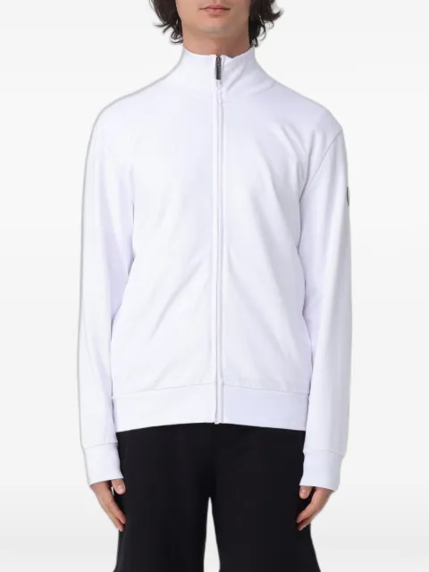 Colmar zip-up logo-patch hoodie