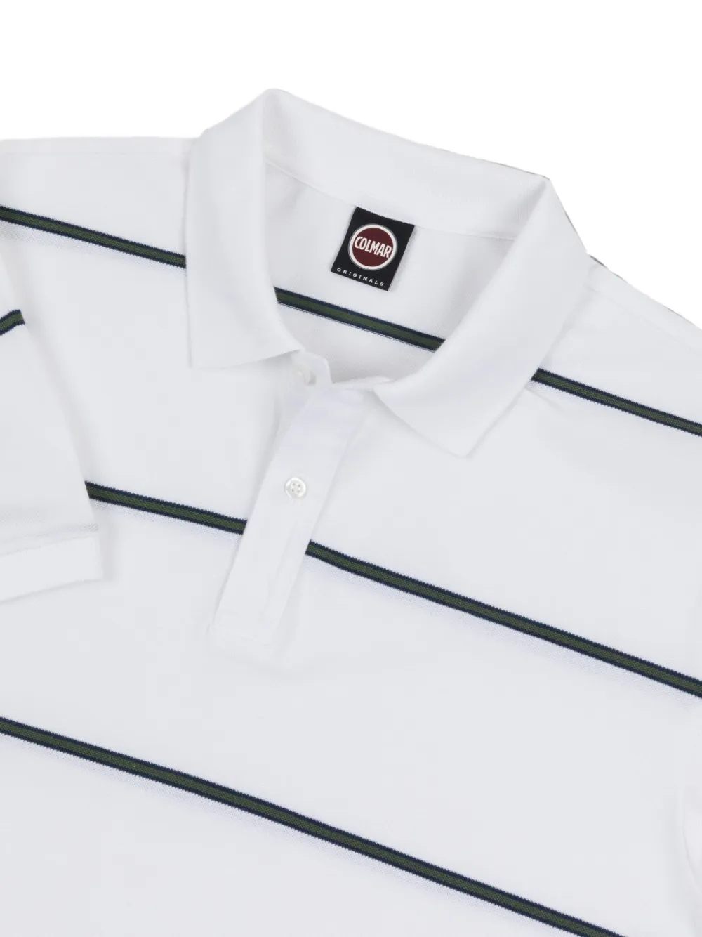 Colmar Gestreept poloshirt Wit